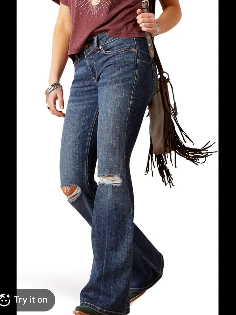 ARIAT Perfect Rise Flare Jeans in woman’s 24 -